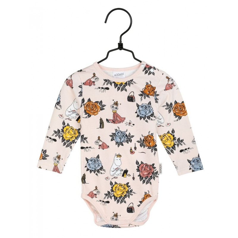 Muumi Ruusut Body Roosa 56
