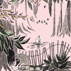 Moomin Napkins In the Wild Pink 33 cm Suomenkerta