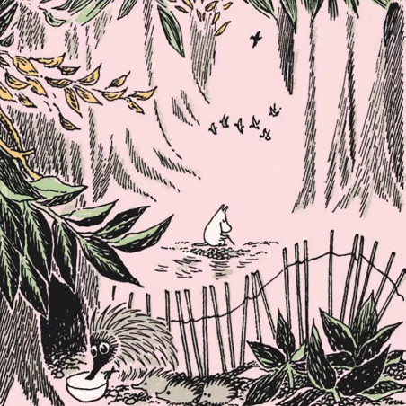 Moomin Napkins In the Wild Pink 33 cm Suomenkerta