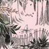 Moomin Napkins In the Wild Pink 33 cm Suomenkerta