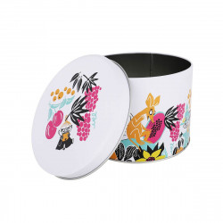 Moomin Papaya Round Tin Box Size S