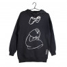 Size S Moomin Ella Hoodie Ninny the Invisible Child Sketch Black 