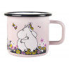 Moomin Love Enamel Mug Hug Pink 0.37 L Muurla