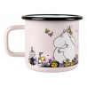 Moomin Love Enamel Mug Hug Pink 0.37 L Muurla