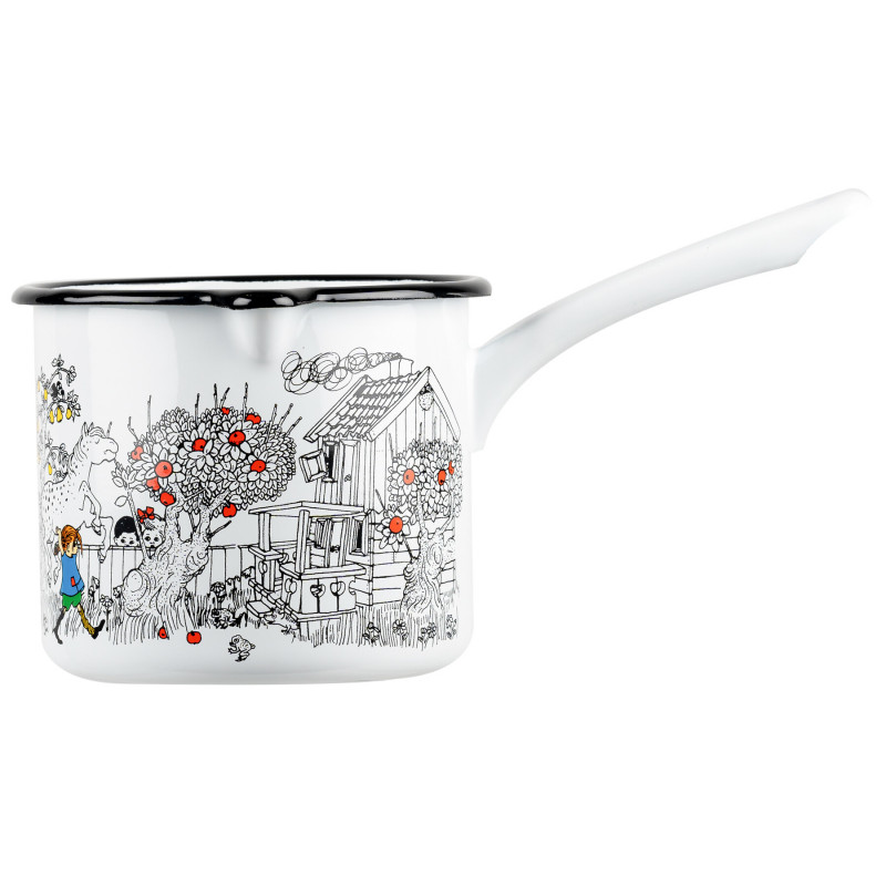 Pippi Longstocking the Way Home Enamel Saucepan 1.3 L