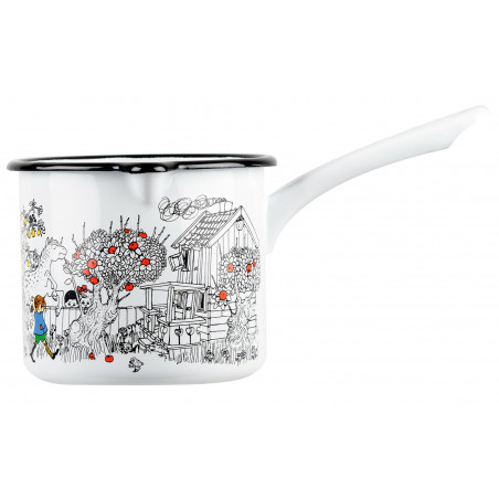 Pippi Longstocking the Way Home Enamel Saucepan 1.3 L
