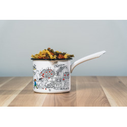 Pippi Longstocking the Way Home Enamel Saucepan 1.3 L