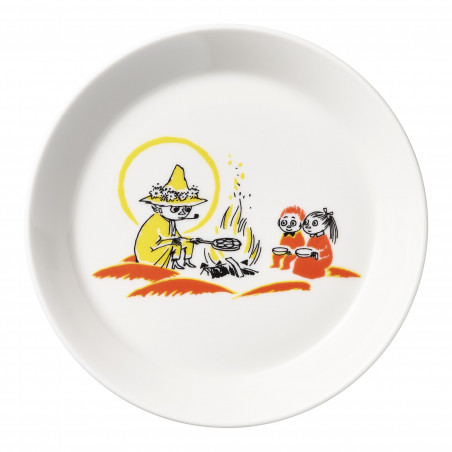 Moomin Red Cross Plate 19 cm ABC Snufkin 2022