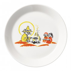 Moomin Red Cross Plate 19 cm ABC Snufkin 2022