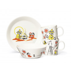 Moomin Red Cross Plate 19 cm ABC Snufkin 2022