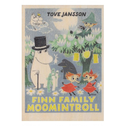 Moomin Wooden Postcard Birch Plywood Finn Family Moomintroll