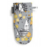 Moomin Oven Mitt Moominmamma Dream Grey Yellow Orange 15 x 30 cm Finlayson