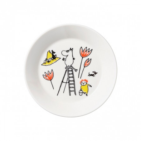 Moomin Red Cross Plate Saucer 15 cm ABC Moomintroll 2022