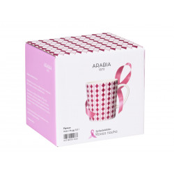 Arabia Pink Ribbon Mug Pajazzo