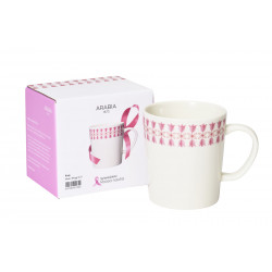 Arabia Pink Ribbon Mug Kielo