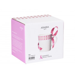 Arabia Pink Ribbon Mug Kielo