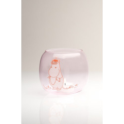 Moomin Tea Light Holder Bowl Snorkmaiden Pink 11 x 9.5 cm