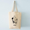 Moomin Canvas Bag Moomintroll Reading