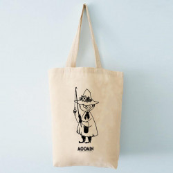 Moomin Canvas Bag Snufkin with Fishing Pole