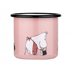 Moomin Enamel Mug Moominmamma Retro Pink 0.37 L