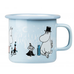 Moomin Enamel Mug Day on Ice 0.25 L