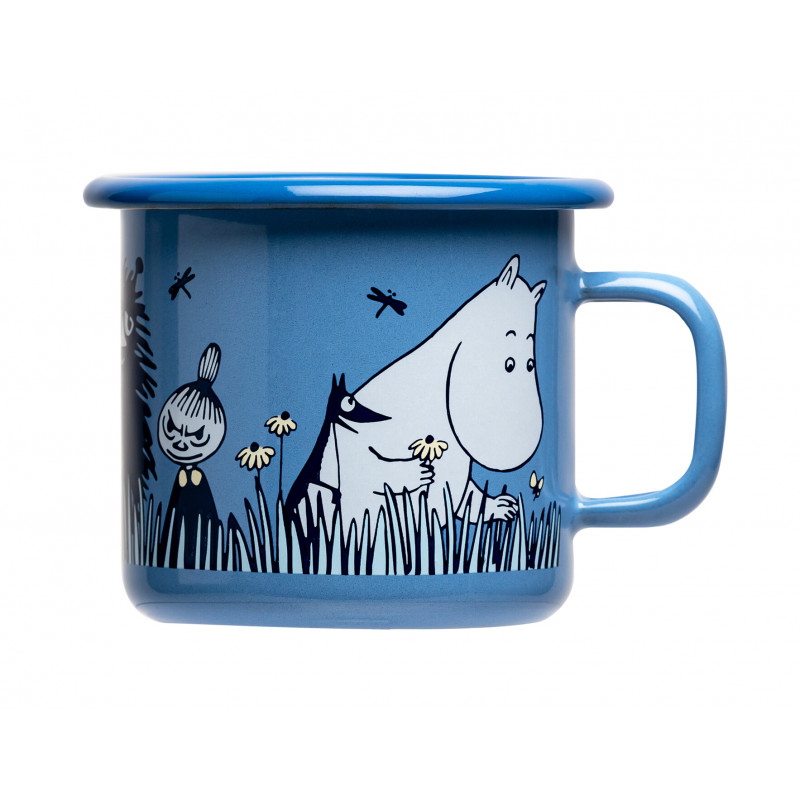 Moomin Enamel Mug Friends Blue 0.25 L