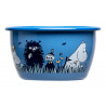 Moomin Enamel Bowl Friends Blue 0.3 L Muurla