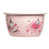 Moomin Enamel Bowl Girls Pink 0.3 L Muurla