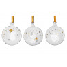 Moomin Christmas Decoration Ball Sparkling Stars 7 cm Set of 3