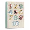 Moomin  Notebook 15 x 21 cm Numbers Squared Pages