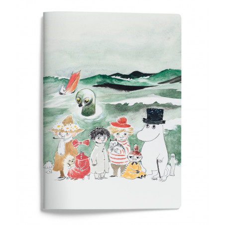 Moomin Softcover Notebook 15 X 21 cm A5 Sea Monster Putinki