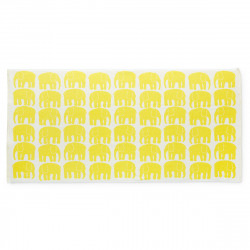 Elefantti Bath Towel Yellow White 70 x 150 cm Finlayson