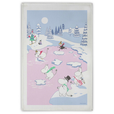 Moomin Kitchen Tea Towel Winter Wonders 2022 50 x 70 cm