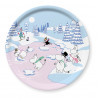 Moomin Birch Tray Round 31 cm Winter Wonders 2022