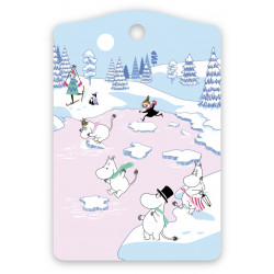 Moomin Pot Coaster Cutting Board Winter Wonders 2022 30 x 20 cm