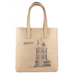 Moomin Felt Tote Bag Moominhouse r-pet 40 x 40 cm