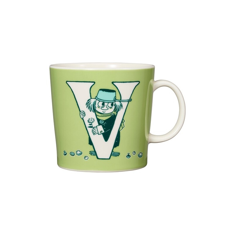 Moomin Large ABC Mug 0.4 L Alphabet V 2022