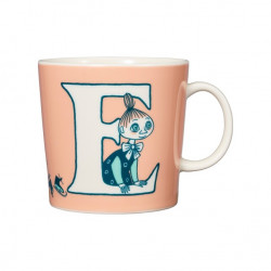 Moomin Large ABC Mug 0.4 L Alphabet E 2022