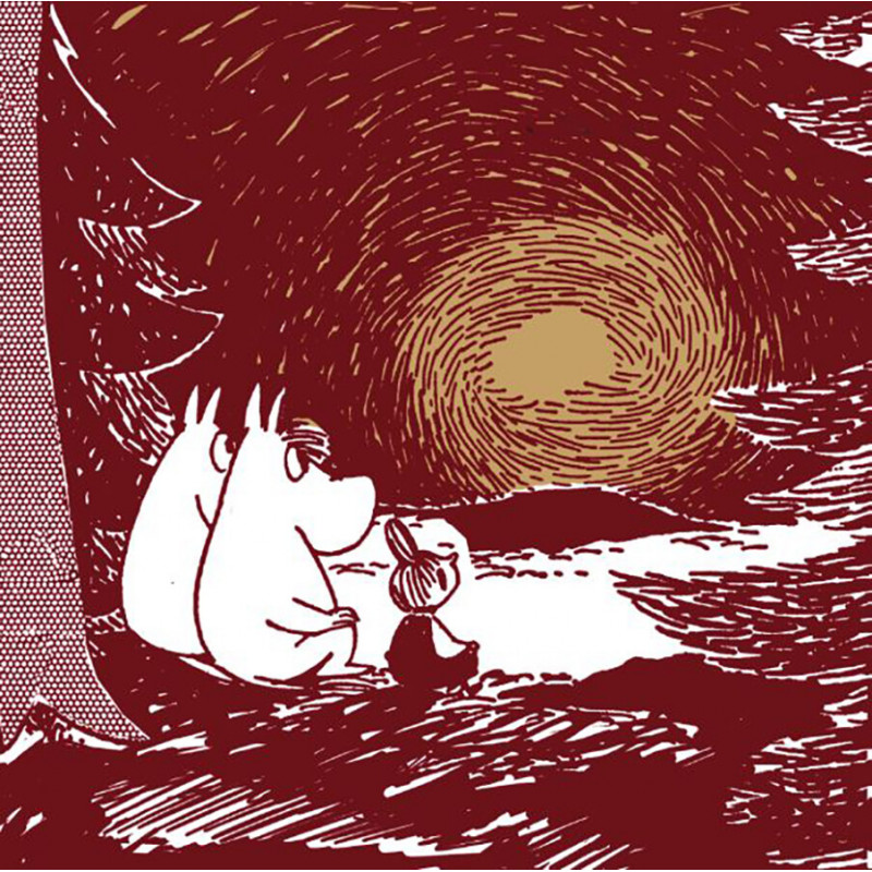 Moomin Paper Napkins Comet Red 20 pcs 33 cm