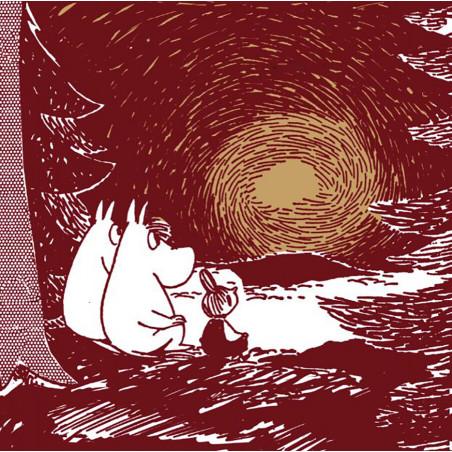 Moomin Paper Napkins Comet Red 20 pcs 33 cm