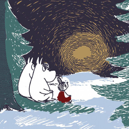 Moomin Paper Napkins Comet Blue 20 pcs 33 cm