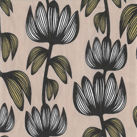 Finlayson Paper Napkins Alma Beige 20 pcs 33 cm