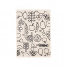 Iittala Oiva Toikka Bath Towel Frutta Black 50 x 70 cm 
