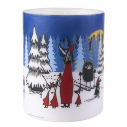 Moomin Candle Winter Forest 12 cm - OUTLET