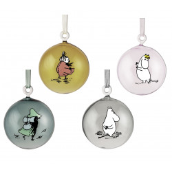Moomin Set of 4 Christmas Ball  7 cm Gift Box