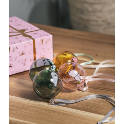 Moomin Set of 4 Christmas Ball  7 cm Gift Box