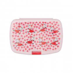 Moomin Lively Pink Snack Lunch Box