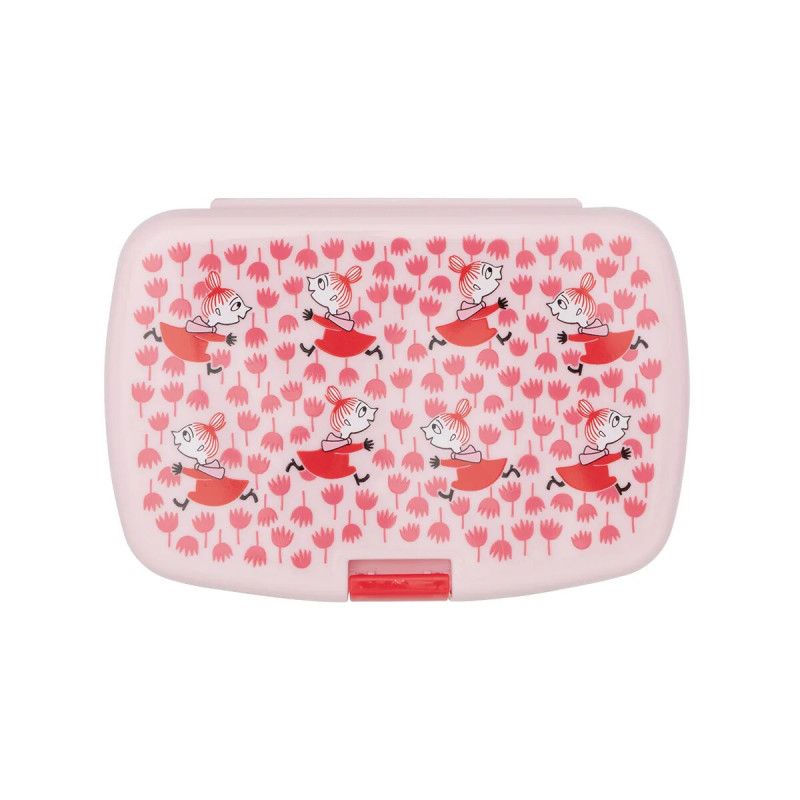 Moomin Lively Pink Snack Lunch Box