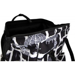 Moomin Samu Backpack Feisty B/W