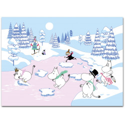 Moomin Placemat Winter Wonders 2022 40 x 27 cm